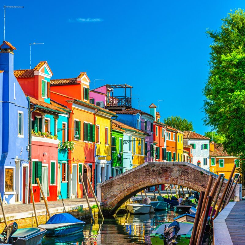 casas coloridas ilha burano