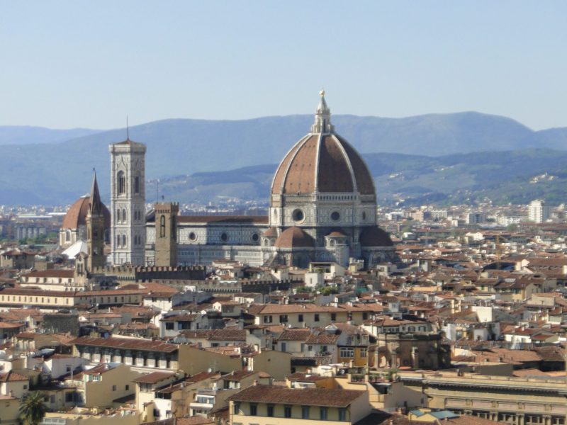 Vista de Florença seguro viagem