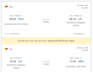 passagem com stopover