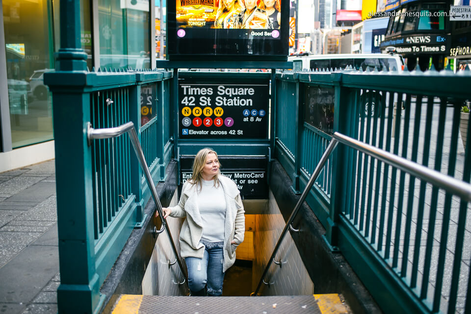 foto metro em nova york